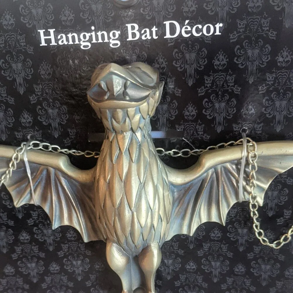 NWT Disney Haunted Mansion Bat Stanchion Disneyland Parks Goth Valloween Gift